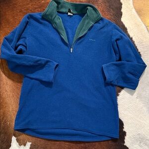 Patagonia Blue and Green Fleece Jacket
